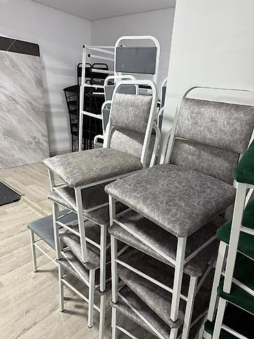 Стулья для кухни: Металлические стулья для кухни, кафе и офиса - Каркас: стальная труба — 44