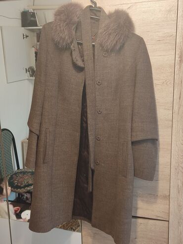 женское пальто выше колен: Пальто, XL (EU 42)