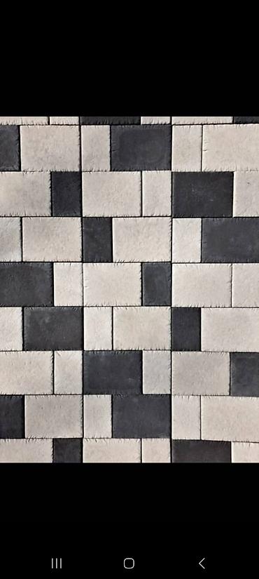 Укладка плитки: Тротуарная плитка и бордюры - Тип покрытия: вибропрессованная — 11