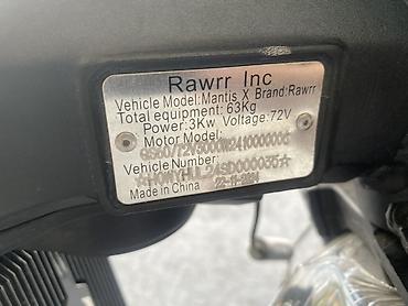 Мотоциклы: Электромотоцикл Rawrr Mantis — легкий эндуро/кросс для бездорожья — 8