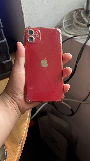 IPhone 11, Б/у, 128 ГБ, Красный, 73 %