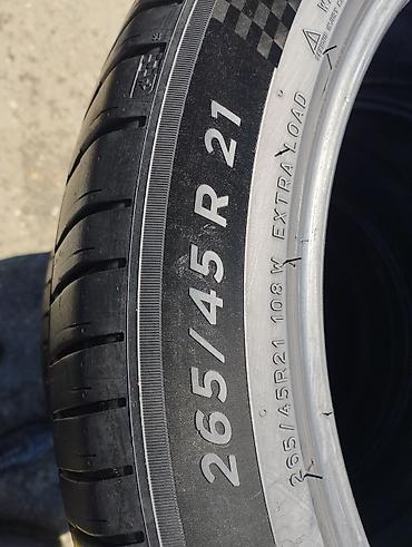 r21: İşlənmiş Şin Michelin 265 / 45 / R 21 — 5