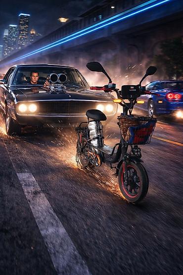 Электровелосипеды: Электровелосипед, Б/у — 12