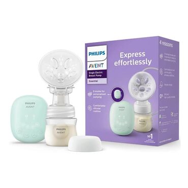yuxuda uşaq çimizdirmək: Philips Avent tək elektrikli süd nasosu. Yumşaq silikon yastıqla