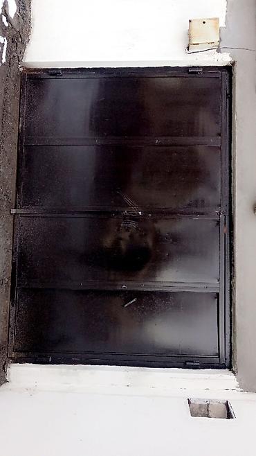 Darvazalar və aksesuarlar: Metal qaraj qapısı - Material: qalın metal/sinklənmiş dəmir lövhələr — 1