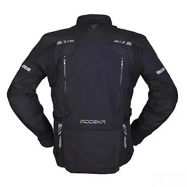 bcaa dynamic: Crna muška Modeka Cordura moto jakna, dizajnirana za optimalnu — 1