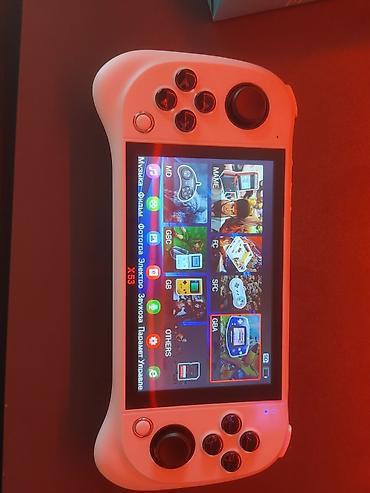 детские приставки nintendo switch: Портативная игровая консоль X53 - Цвет: белый корпус - Управление — 1