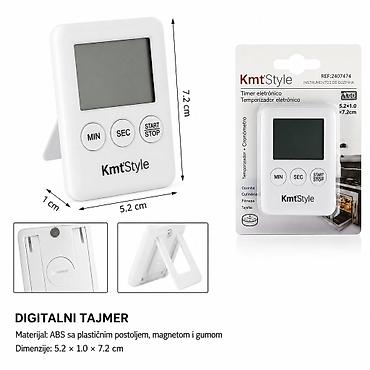 KMT tajmer 2407474 Digitalni tajmer Kmt Style sa velikim LCD ekranom