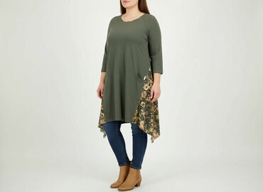 eleganckie ubrania plus size: Women`s dress, size XL