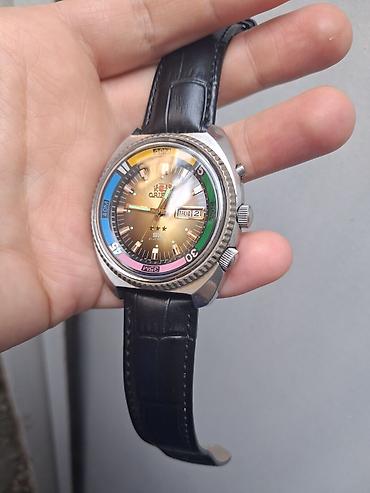 Наручные часы: Orient “SK” 21 Jewels avtomatik kişi saati 1980 il — 3