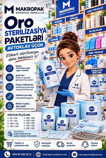 kohnə pullar: 🦷 ORO sterilizasiya paketləri — etibarlı sterilizasiya üçün peşəkar — 1