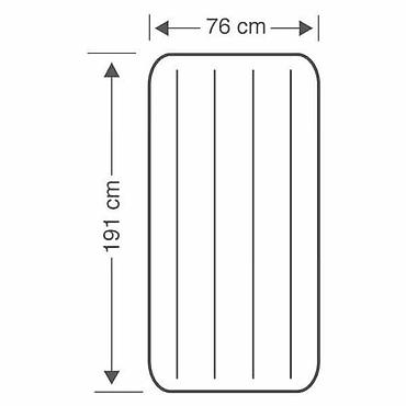 rucice za ormane: 64756 Intex Dura-Beam Standard Classic Downy – Krevet na naduvavanje — 2