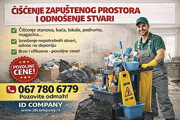 automati: Čišćenje zapuštenog prostora i odnošenje stvari Agencija za čišćenje — 1
