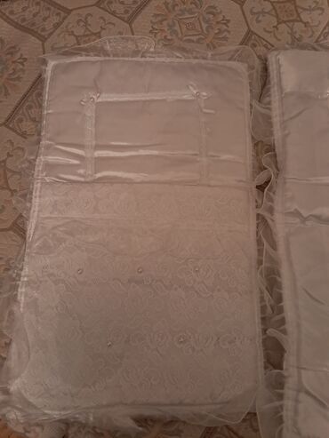 Örtüklər: Xestexana çıxışı belek, çanta, sebet. Tezedir. Ağ rəngdə körpə — 6