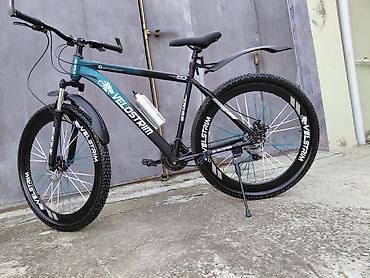 tor baliq: Velostrim markalı dağ velosipedi. Dizaynı qara-göy rəng — 5