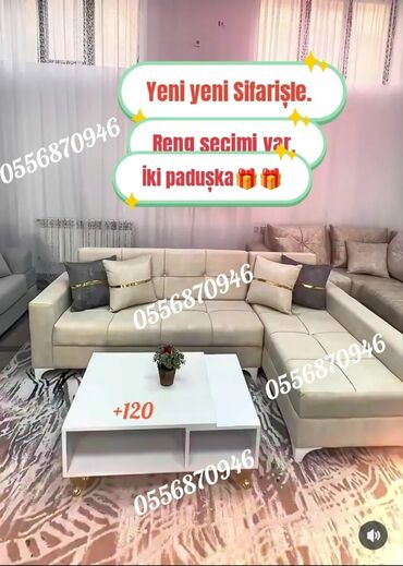 Divanlar: Künc divan, Yeni, Açılan, Bazalı, Parça, Şəhərdaxili pulsuz çatdırılma — 14