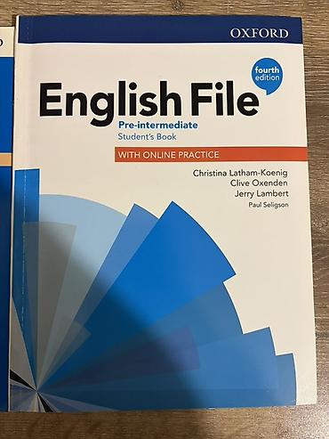 Школьные учебники: Məhsul: English File (Fourth Edition) – Pre-intermediate səviyyəsi — 1