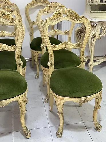 forma ideale trpezarije: Stilske stolice 6 komada Venecijanski barok ✨ Cena za komad 💰 Dobro — 6