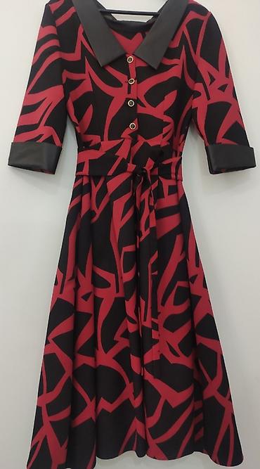 Вечерние платья: Вечернее платье, Классическое, Короткая модель, С рукавами, Открытая спина, L — 11