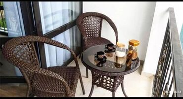 стул для кормление: Комплект садовой мебели, Стулья, Ротанг