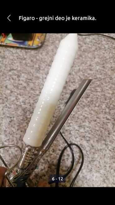 Figaro za kosu: Figaro sa keramičkim grejnim delom
Pogodan za lokne
 Mirjevo — 6