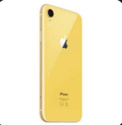 игровой монитор: IPhone Xr, Колдонулган, 64 ГБ, Сары, 77 %