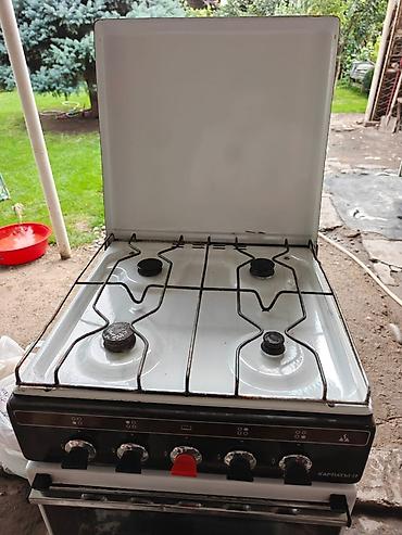 baking oven: Газовая печь, Б/у, Напольная, цвет - Белый, Полная оплата — 3