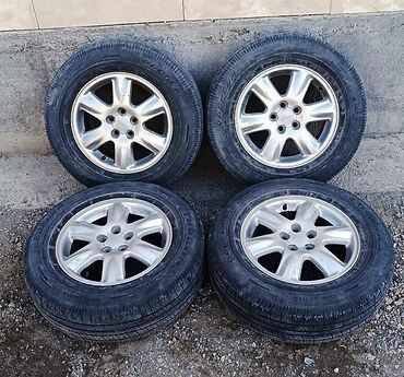 багажник на аутбек: Колеса в сборе 205 / 70 / R 15, Лето, Б/у, Комплект, Легковые, Литые, отверстий - 5