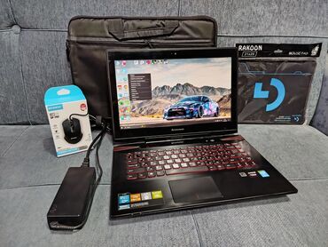 черный ноутбук: Ноутбук, Lenovo, 8 ГБ ОЭТ, Intel Core i7, 14 ", Колдонулган, Жумуш, окуу үчүн, эс тутум SSD