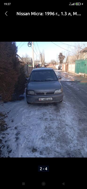 Nissan: Nissan Micra: 1995 г., 1.3 л, Механика, Бензин, Хэтчбэк