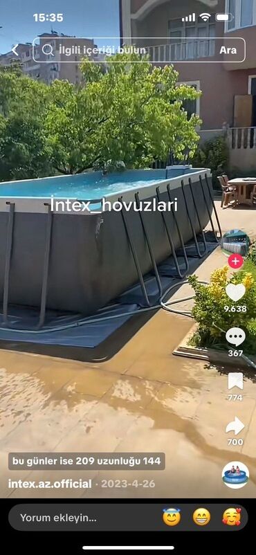 riyaziyyat 4 cü sinif derslik 2020: Yeni Karkas Hovuz 4.1 - 5 m, 4501 - 5000 l