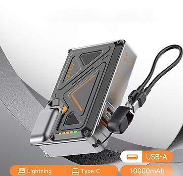 Внешние аккумуляторы: Внешний Аккумулятор Powerbank с беспроводной зарядкой Adaptive Quick — 7