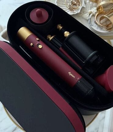 qutab sac: Dyson Airwrap saç formalaşdırma seti – red velvet ( limited edition)