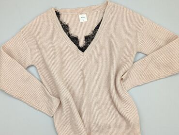 bluzki z dekoltem w serek hm: Sweter, SinSay, S, stan - Dobry