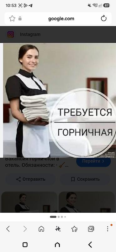 bag evinde is: Xadimə tələb olunur, Ayda 2 dəfə ödəniş, İstənilən yaş, Təcrübəsiz — 1