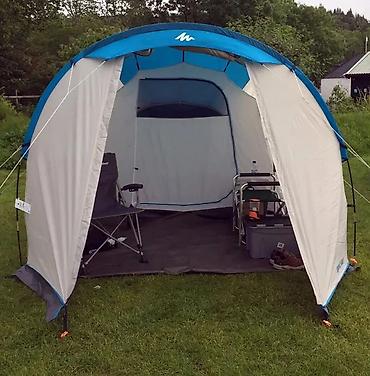 🏕️ БОЛЬШАЯ 4-МЕСТНАЯ ПАЛАТКА + ОЧЕНЬ ПРОСТОРНЫЙ ТАМБУР! ⛺ Это