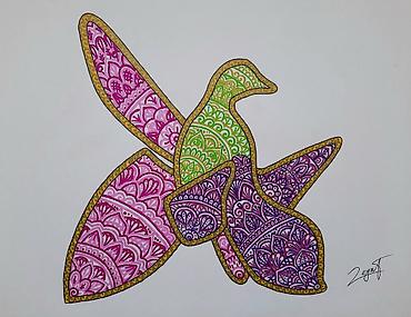 Əl işi qrafika və illüstrasiya rəsmləri (mandala və naxışlı lalafo.az -da Əl işi qrafika və illüstrasiya rəsmləri (mandala və naxışlı