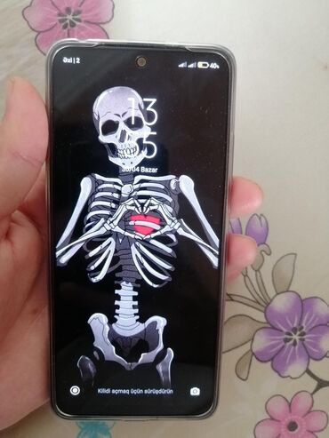 telefon yevlax: Xiaomi Redmi Note 11, rəng - Boz, 
 Zəmanət, Sensor, Barmaq izi