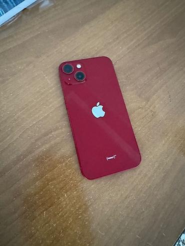 фото можно: IPhone 13, Б/у, 128 ГБ, Красный, Защитное стекло, Чехол, 73 % — 2