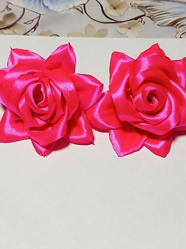 Букеты из атласной ленты: Продаю бантики для девочек — 12