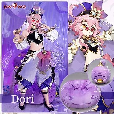 костюм наруто: Косплей-костюм Dori (Genshin Impact) — бренд Uwowo (SR) (Покупался за — 2