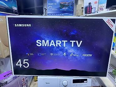 ТВ жана Видео: Телевизор samsung 45G9000 smart tv с интернетом youtube 110 см — 2