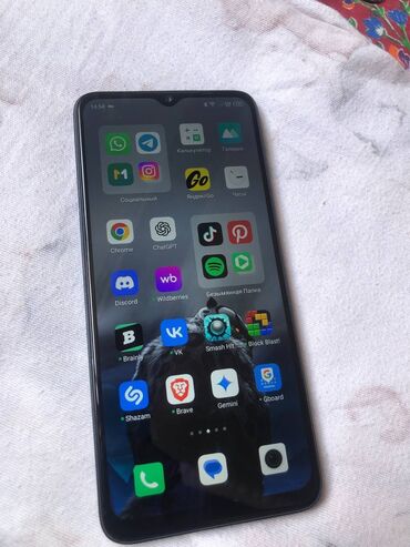 флай 2000 телефон: Infinix HOT 30i, Б/у, 128 ГБ, цвет - Синий, 2 SIM, eSIM