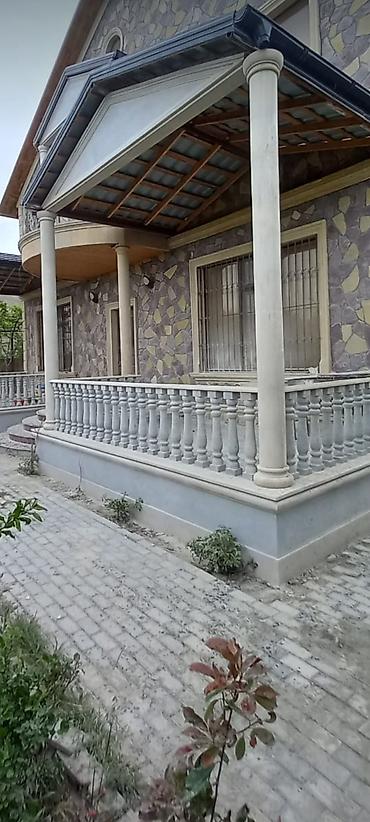 Fasad işləri: Təbii daşdan fasad və eyvan işləri – balyustrad, sütun, pilləkən və — 3