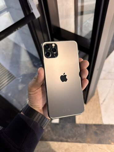 купить бэушные телефоны: IPhone 11 Pro Max, Б/у, 64 ГБ, Matte Midnight Green, Защитное стекло, Чехол, Кабель, 100 %