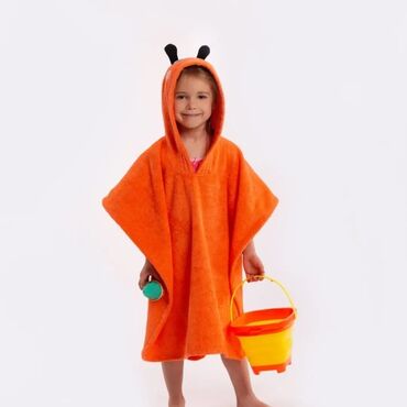 Детский мир: Детское махровое пончо-полотенце с капюшоном! % хлопок. Отлично