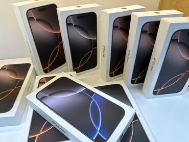 Apple iPhone: IPhone 16 Pro Max, Новый, 256 ГБ, Desert Titanium, Кабель, Коробка, 100 %