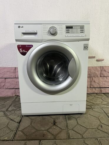 электро сушка: Стиральная машина LG, Автоматические, До 6 кг, Полноразмерная