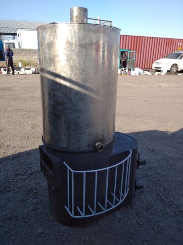 банная печка: Банный котел, объем 115литров бак из нержавейки толщина топки