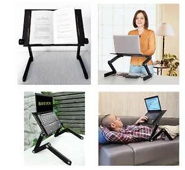 Druga oprema za računare i laptopove: Podesivi aluminijumski stalak/stočić za laptop - Višenamenski dizajn — 20